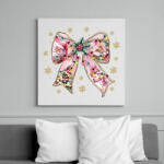printfashion pink masni - Vászonkép - Fehér (17175390)