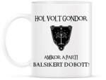 printfashion Hol volt Gondor? (balsiker) - Bögre - Fehér (16968306)