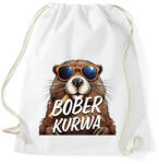 printfashion Bober Kurwa - Sportzsák, Tornazsák - Fehér (16934770)