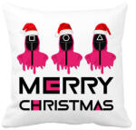 printfashion Squid Game Christmas - Párnahuzat, Díszpárnahuzat - Fehér (16887505)