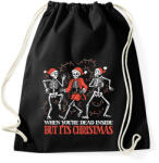printfashion Karácsonyi csapatás - Sportzsák, Tornazsák - Fekete (16951863)