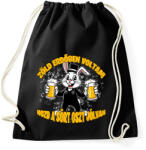 printfashion Zöld erdőben voltam hozd a sört oszt jólvan! - Sportzsák, Tornazsák - Fekete (17384819)