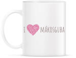 printfashion I Love Mákosguba - Bögre - Fehér (17237991)
