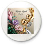 printfashion Magdi - Kitűző, hűtőmágnes - Fehér (17051497)