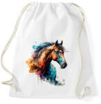 printfashion Ló - Sportzsák, Tornazsák - Fehér (16875692)
