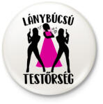 printfashion Lánybúcsú testőrség - Kitűző, hűtőmágnes - Fehér (17469244)