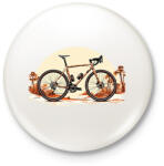 printfashion Bringa - Kitűző, hűtőmágnes - Fehér (17063727)