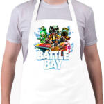 printfashion Battle Bay - Kötény - Fehér (17329232)