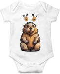 printfashion Rénszarvas bober - Baba Body - Fehér (17106512)