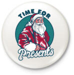 printfashion Télapó - Kitűző, hűtőmágnes - Fehér (16998458)