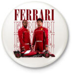 printfashion Ferrari 2025 Forma1 - Kitűző, hűtőmágnes - Fehér (17312202)