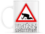 printfashion Vigyázz Legénybúcsú - Bögre - Fehér (17478223)