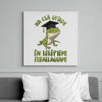 printfashion Na csá gyíkok én leléptem! - Vászonkép - Fehér (17488602)