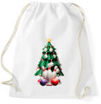 printfashion Bowling karácsonyfa - Sportzsák, Tornazsák - Fehér (16976736)