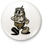 printfashion Kóla - Kitűző, hűtőmágnes - Fehér (16900476)