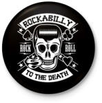 printfashion Rockabilly - Kitűző, hűtőmágnes - Fekete (16929074)