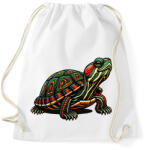 printfashion Teknős - Sportzsák, Tornazsák - Fehér (17127608)