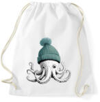 printfashion Polip - Sportzsák, Tornazsák - Fehér (17010812)