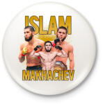 printfashion Islam Makhachev - Kitűző, hűtőmágnes - Fehér (17340926)