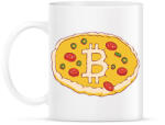 printfashion Bitcoin pizza - Bögre - Fehér (17106045)