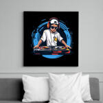 printfashion Dj - Vászonkép - Fekete (17371537)