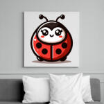 printfashion Katicabogár - Vászonkép - Fehér (17474654)