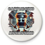 printfashion Cappuccino Assassino - Kitűző, hűtőmágnes - Fehér (17439430)