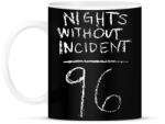 printfashion Kiut Nights without incident - Bögre - Fekete (16893248)