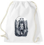 printfashion Túrázó capybara - Sportzsák, Tornazsák - Fehér (17183298)