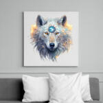 printfashion farkas - Vászonkép - Fehér (17267256)