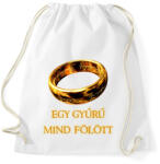 printfashion egy gyűrű mind fölött - Sportzsák, Tornazsák - Fehér (17212060)