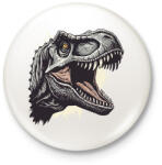 printfashion Dino - Kitűző, hűtőmágnes - Fehér (17458772)