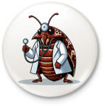 printfashion Orvos - Kitűző, hűtőmágnes - Fehér (17346326)