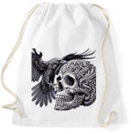 printfashion Koponya - Sportzsák, Tornazsák - Fehér (17199171)
