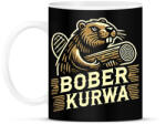 printfashion Bober kurwa - Bögre - Fekete (17185700)