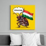 printfashion Átteleltem! - Vászonkép - Sárga (17347242)