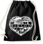 printfashion siklód sziv - Sportzsák, Tornazsák - Fekete (16894607)