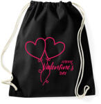 printfashion Valentin nap - Sportzsák, Tornazsák - Fekete (17220959)