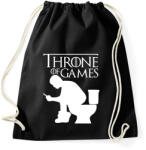 printfashion Throne of games feher - Sportzsák, Tornazsák - Fekete (17475689)