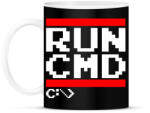 printfashion RUN CMD - Bögre - Fekete (17481824)