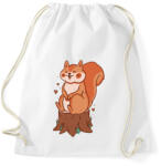printfashion Mókus - Sportzsák, Tornazsák - Fehér (17142334)