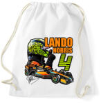 printfashion Lando Norris F1 - Sportzsák, Tornazsák - Fehér (17316434)