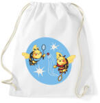 printfashion Tollasozó méhecskék - Sportzsák, Tornazsák - Fehér (17056184)