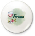 printfashion ferenc 2 - Kitűző, hűtőmágnes - Fehér (16896298)