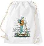 printfashion Elektromos roller - Sportzsák, Tornazsák - Fehér (17165099)