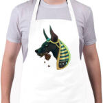 printfashion ANUBIS WITH ROSE SMITE - Kötény - Fehér (17255540)