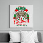 printfashion Gamer pajama (2) - Vászonkép - Fehér (17187528)