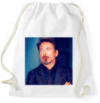 printfashion robert downey jr - Sportzsák, Tornazsák - Fehér (17322430)