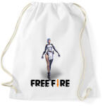 printfashion free fire a124 - Sportzsák, Tornazsák - Fehér (17299909)