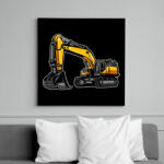 printfashion Markológép - Vászonkép - Fekete (17450683)